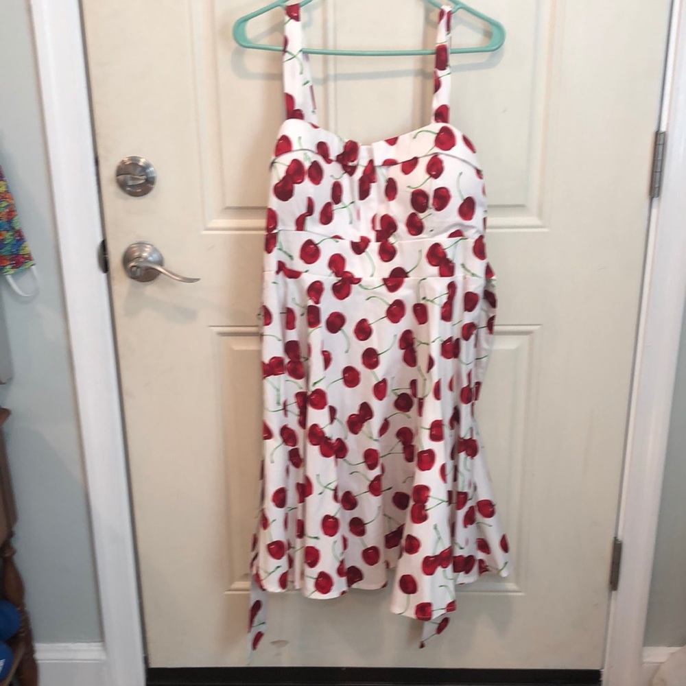 Ixia cherry dress